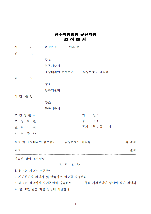 사생활 발설하는 배우자와 이혼